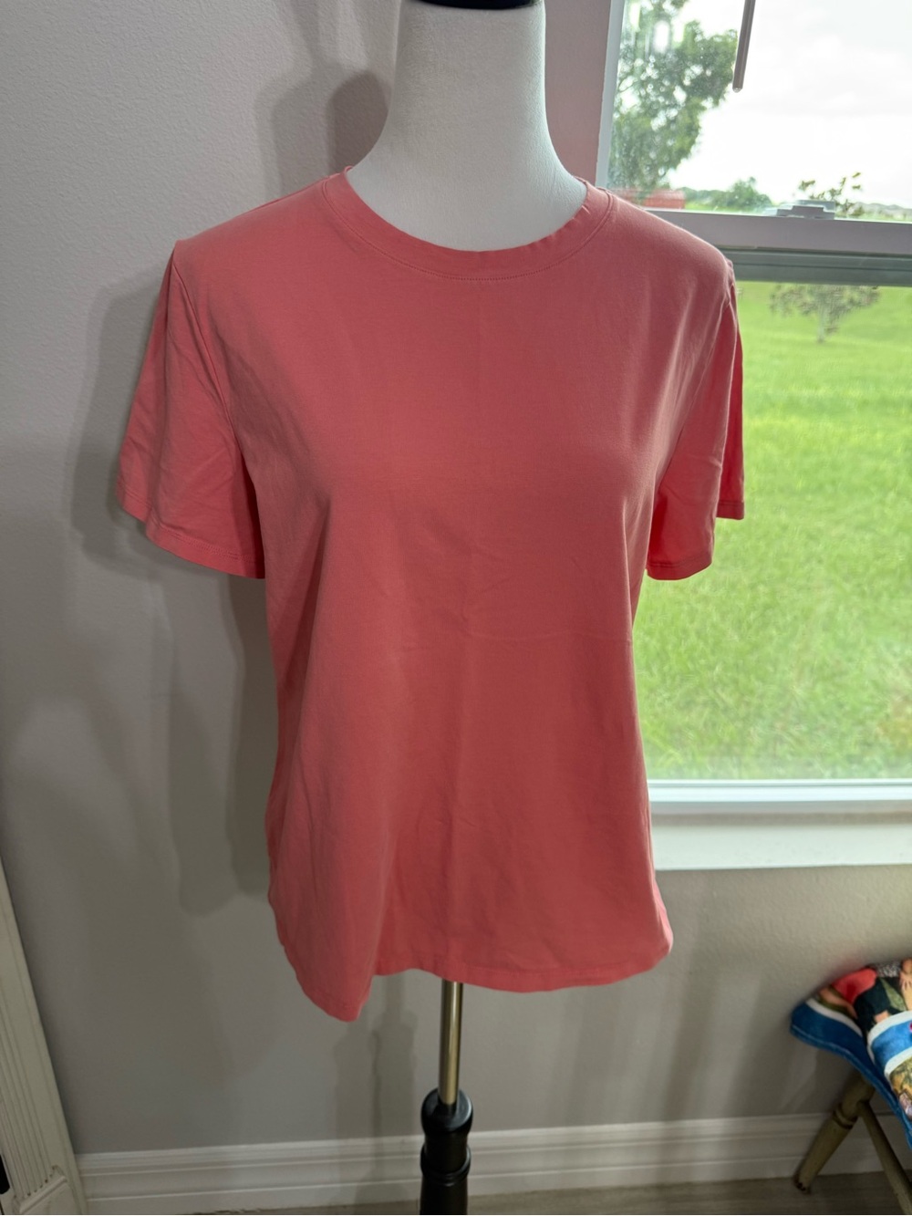 a new day Coral Crewneck Short Sleeve Tee